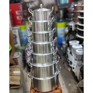 Tornado TC 14-Piece Set ya Vyungu vya Kupikia vya Stainless Steel