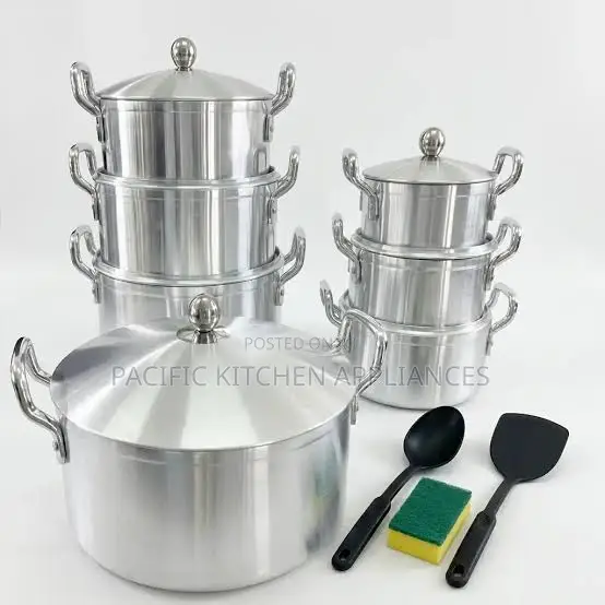 Tornado TC 14-Piece Stainless Steel Cooking Pot Set - 1
