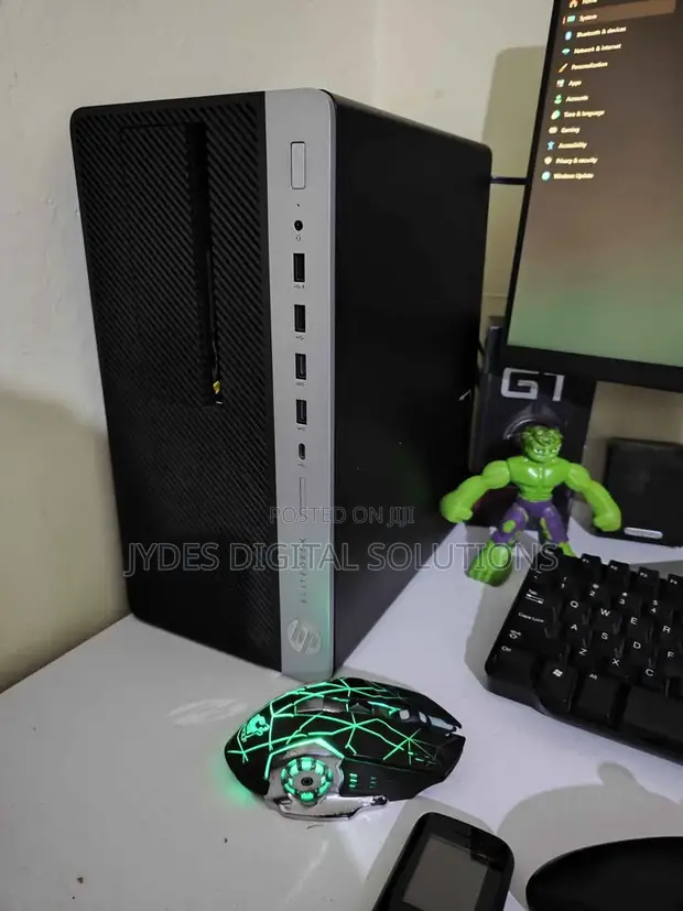 HP EliteDesk 705 G4 Mini Tower Desktop PC - Ryzen 5, 8GB RAM, 500GB HDD - 1