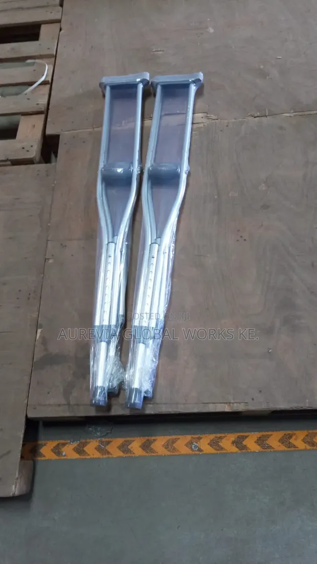 Adjustable Aluminium Crutches - Brand New - 1