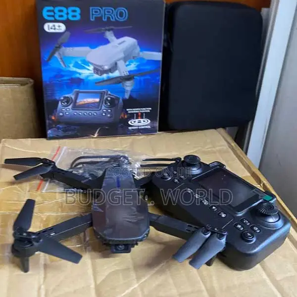 E88 Pro Drone na Kamera ya 4K, Betri Mbili & Kadi ya 8GB - 1
