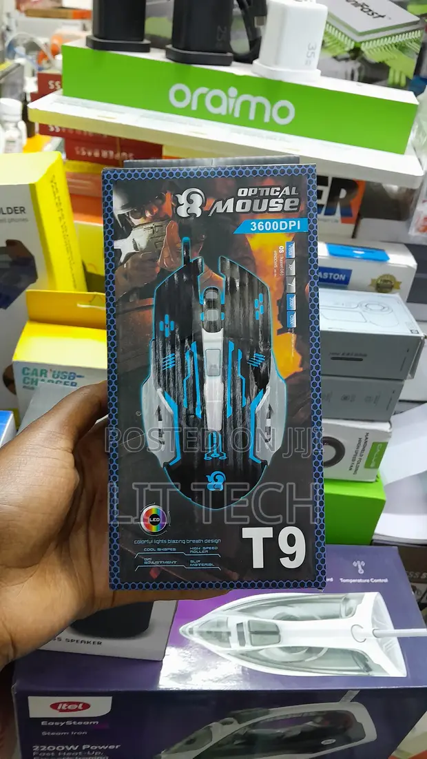 T9 Optical Gaming Mouse - Brand New - 1