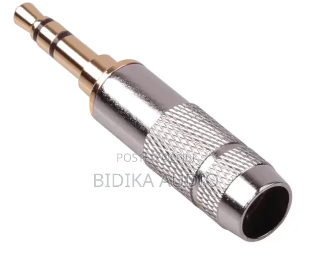 3.5mm TRS Audio Headphone Plug (1/8" 3 Pole) - 1