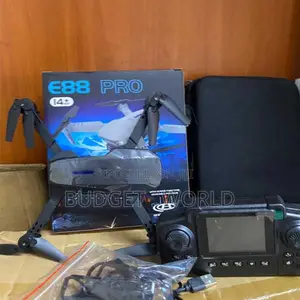 E88 Pro Drone na Kamera ya 4K & Kidhibiti chenye Skrini