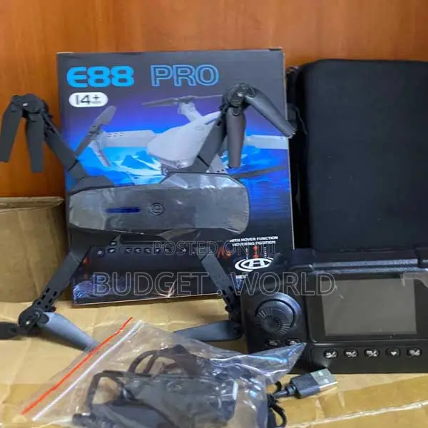 E88 Pro Drone yenye Kamera Mbili za 4K HD - 1