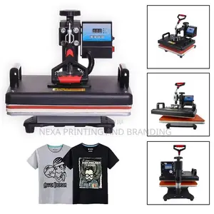 8-in-1 Mashine ya Heat Press Combo (T-Shirt, Mug, Kofia, Sahani)