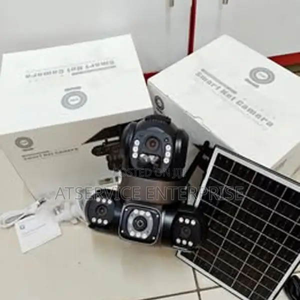4G Triple Lens Solar CCTV Camera - 1
