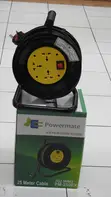 Powermate 25m Electrical Extension Cable Reel - 1