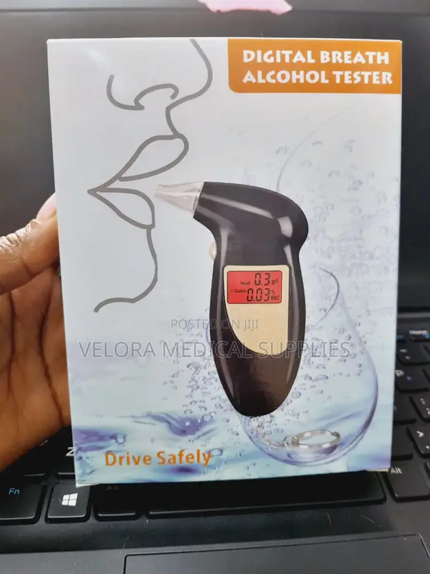 Digital Breath Alcohol Tester - Portable Breathalyzer - 1