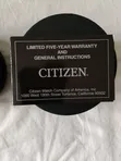 Citizen Watch ya Wanaume - Quartz Mpya Kabisa - 2