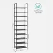 10 Tier Tall Shoe Rack Organizer - Hifadhi Nafasi - 2