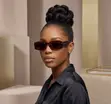 Miwani ya Gucci ya Miwani ya Mstatili - 2