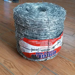Waya wa Fensi wa Ndevu wa Galvanised Mkubwa 610m