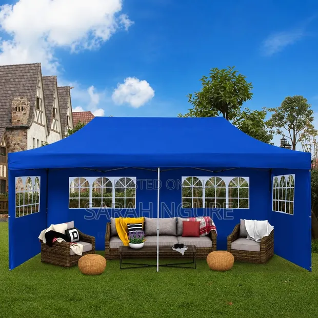 Gazebo Tent 3x6m with Windows - 1