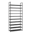 10 Tier Shoe Rack Organizer - Nyeusi - 1