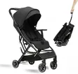 Stroller ya Kusafiri Nyeusi - Nyepesi - 1