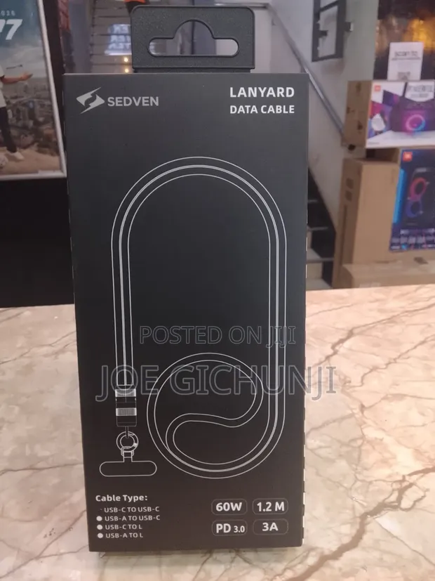 SEDVEN 2-in-1 Lanyard Fast Charging Cable (60W PD) - 1