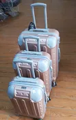 3-in-1 Fiber Suitcase Set - 2