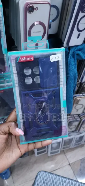 Blue Heavy-Duty Armor Case with Camera Cover for OnePlus 11R