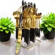 Marble Set ya Cutlery ya Vipande 24 - 1