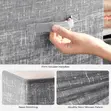 LASA Set of 6 Foldable Storage Cubes - Grey - 4