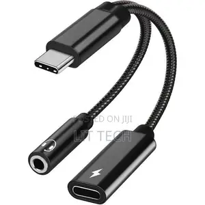 USB-C to 3.5mm Audio Adapter with PD Charging