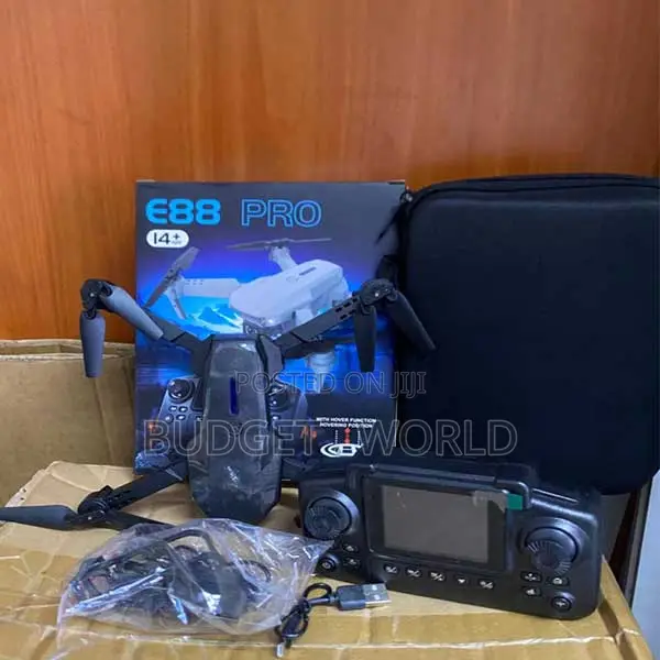 E88 Pro 4K Dual Camera Drone with Remote - 1