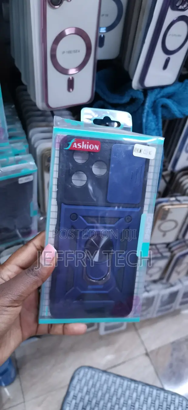 Blue Armor Phone Case with Sliding Camera Cover - 1