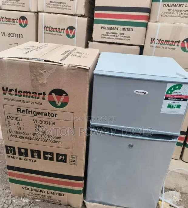 Volsmart VL-BCD108 Energy Saver Refrigerator - 3 Star Rating - 1