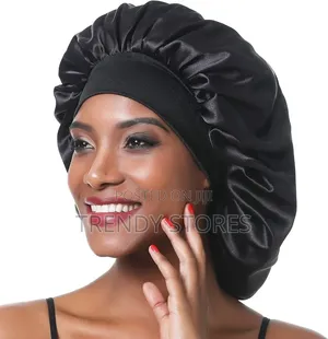 Bonnet Cap ya Satin yenye Bendi Ndefu
