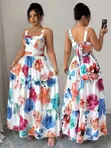 Kanzu ya Wanawake ya Elenzga yenye Maua - 1