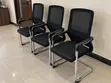 Black Mesh Visitor Chair - Office Guest Chair - 3