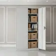 Executive Stainless Steel Office Cabinet - 2 Doors - 2