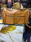 Pockey Duffle Bag Brown yenye Nafasi - 1