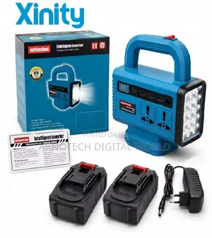 Multi-Function Power Inverter Full Kit (Inverter+2 Batteries+Charger)