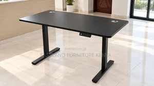 Kiti cha Kisasa Nyeusi cha Umeme cha Kurekebisha Urefu