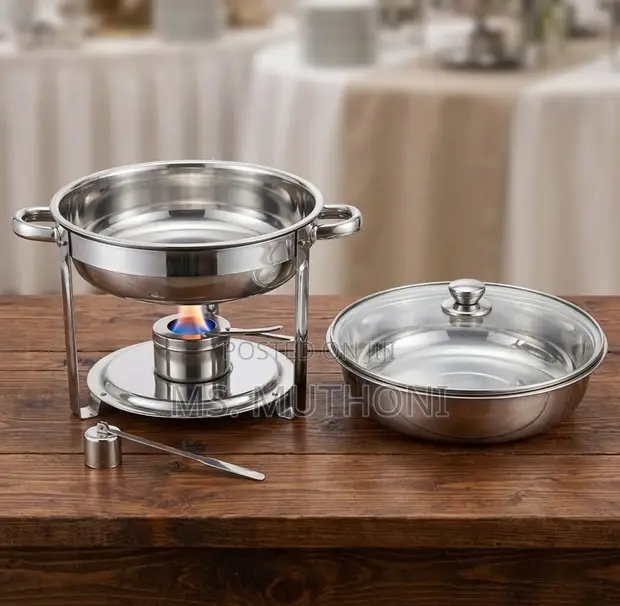 Premium Stainless Steel Pot with Glass Lid - 1