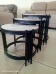 Three Marble Top Coffee Tables - 1