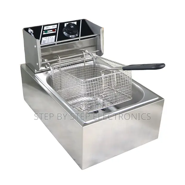 Electric Single Tank Deep Fryers (4L/6L/10L) - Commercial Use - 1