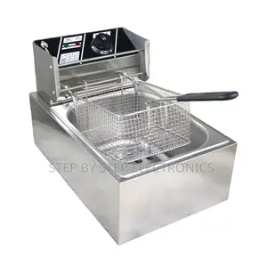Electric Single Tank Deep Fryers (4L/6L/10L) - Commercial Use