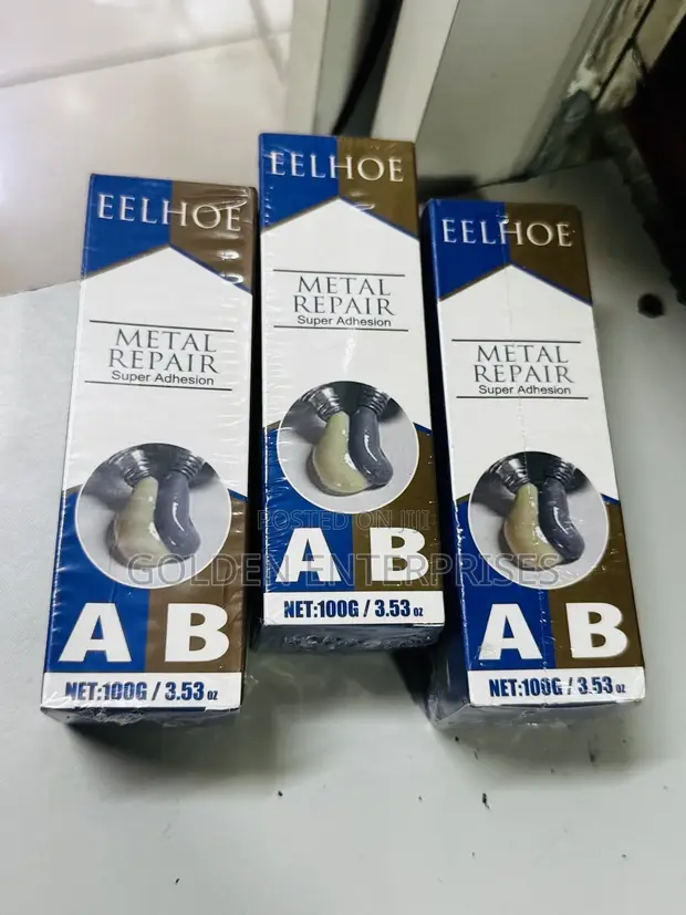 Heavy Duty Metal Repair Gel (100g) - AB Permanent Welding Adhesive - 1