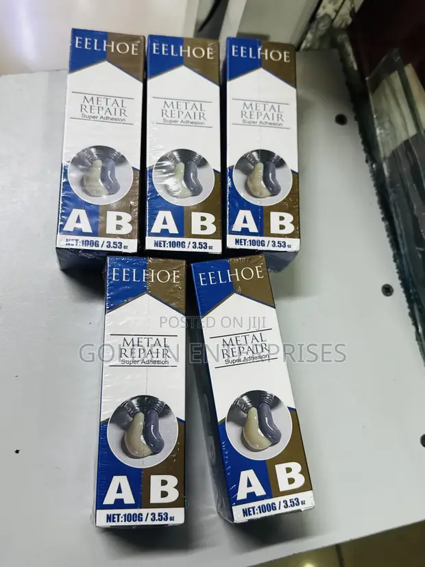 Eelhoe AB Gundi ya Kurekebisha Mipasuko ya Chuma cha Viwandani 100g - 1