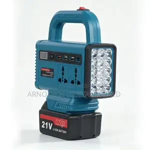 Multi-Function Portable Power Inverter with Battery & Charger