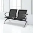2-Seat Steel Waiting Office Bench - 3