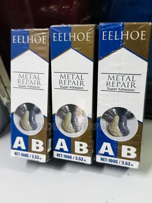 Eelhoe Heavy Duty AB Metal Bonding Adhesive & Kiujaza Nyufa