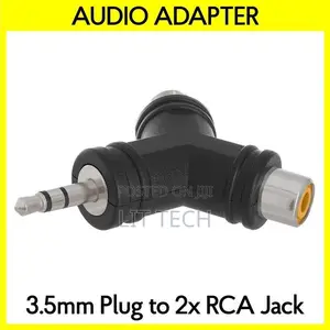 AUX Stereo hadi Dual RCA Y-Splitter Adapter