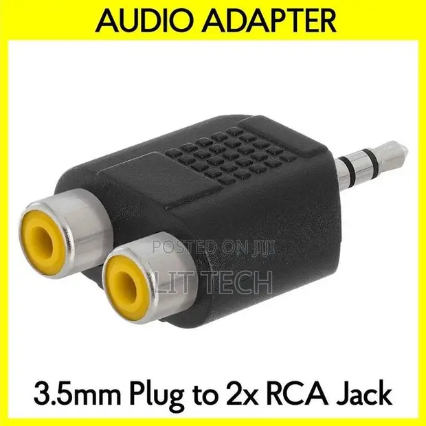 3.5mm to 2 RCA Stereo Audio Adapter - 1