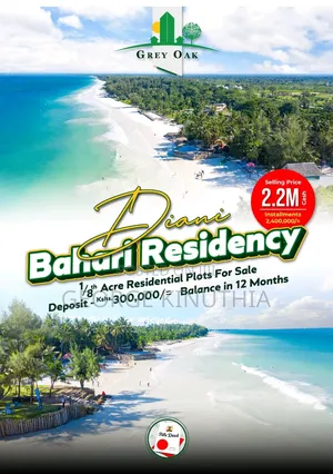 Bahari Residency Diani Plots for Sale