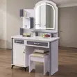 Elegant Vanity Table with LED Lighting - 3