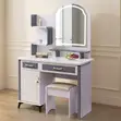 Elegant Vanity Table with LED Lighting - 5